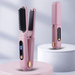 Cordless Hair Straightener Brush